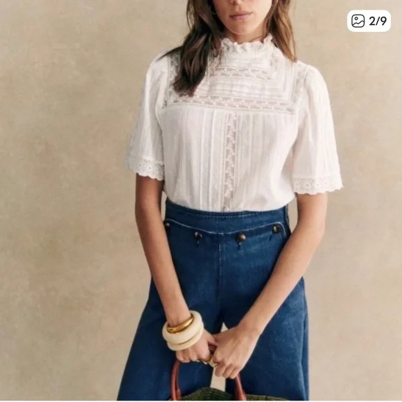 Sezane Elisabetta Blouse - Small - Picture 1 of 5